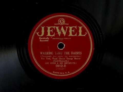 Walking Thru The Daisies by Lou Gold and His Orchestra, 1930