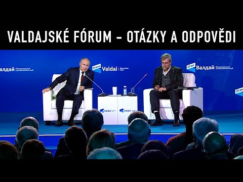 Vladimir Putin - Odpovědi na otázky novinářů na 21. Valdajském fóru (české titulky)