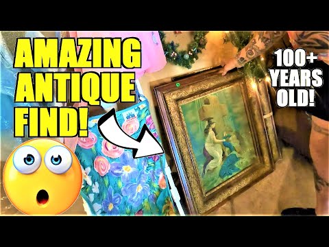 Ep514: VINTAGE AND ANTIQUE DECOR FINDS AT THIS LOCAL GARAGE SALE!  😮😮