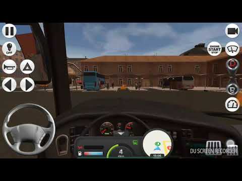 Going Amsterdam to London through ship in coach bus simulator
