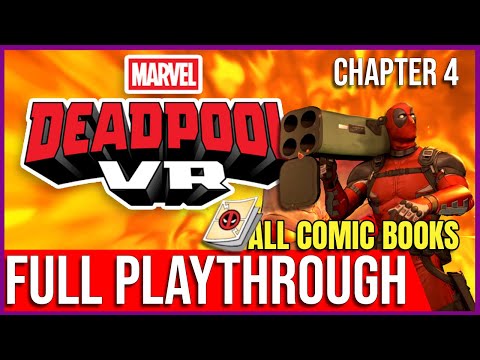 Deadpool VR Walkthrough Part 4: MEPHISTO & Ghost Rider | ALL COMIC BOOKS | Parkour, Grapple & Chaos