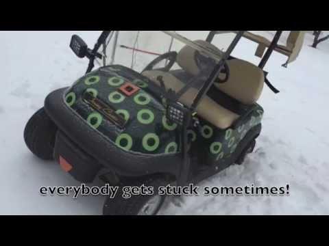 Golf Cart Ice Drive Test
