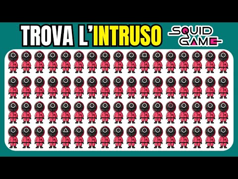 Trova L'INTRUSO👀 Trova le DIFFERENZE🤔- SQUID GAME 2 QUIZ🎭
