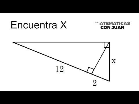HALLA EL CATETO CONOCIENDO HIPOTENUSA. Geometría Básica