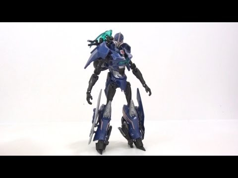 Video Review of the Transformers Prime Deluxe Class; Arcee