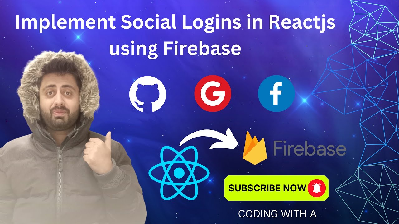 🚀 GitHub Login : Implement Social Logins (FB, GOOGLE, GITHUB) in Reactjs using Firebase