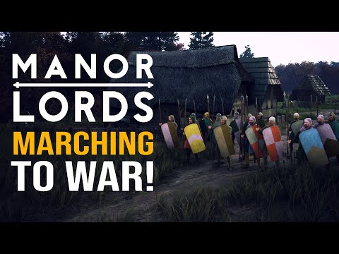 MARCHING TO WAR! Manor Lords - Early Access Gameplay - Restoring The Peace - Leondis #2