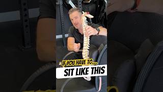 If you have a disc injury and you HAVE to sit, HERE IS HOW TO DO IT