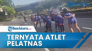 Rombongan Pemain Sepatu Roda yang Lintasi Tengah Jalan Raya Ternyata Atlet Pelatnas, Kini Minta Maaf