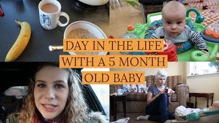 Toddler Group and Mouse Hunting | Day in the Life with a 5 Month Old Baby
