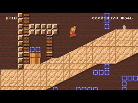 The Lost Desert Tower [W2-C.] by NicTube - Super Mario Maker 2 - No Commentary 1bw