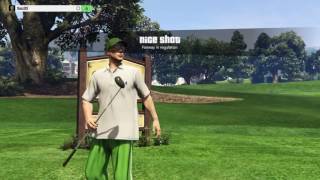 GTA 5 ONLINE GOLF DOUBLE EAGLE HOLE 8