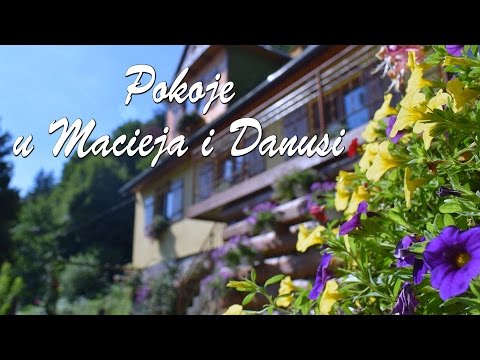 Noclegi Wisła - Pokoje u Macieja i Danusi | z lotu drona 4K