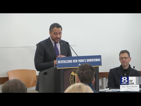 Revitalizing downtowns: NY Secretary of state visits Rochester for forum