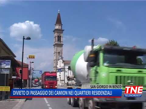 TG (24/01/2018) - DIVIETO DI PASSAGGIO DEI CAMION NEI QUARTIERI RESIDENZIALI