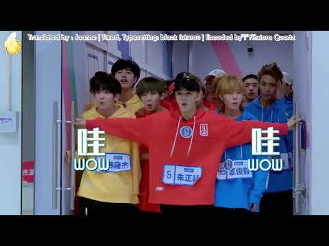 [ENG] Idol Producer Trainee eating Cakes & Zangzangbao (Dirty Buns) visit from Teacher Zhou