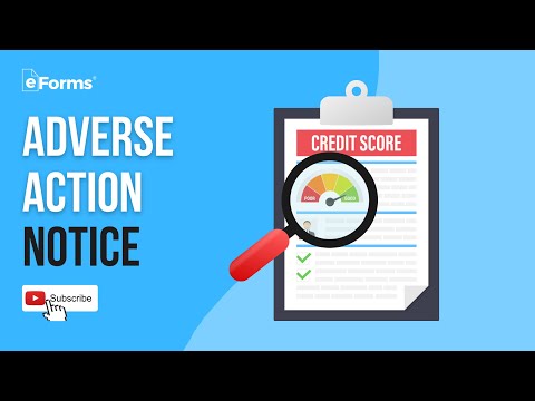 YouTube video about Definition and Example of an Adverse Action Notice