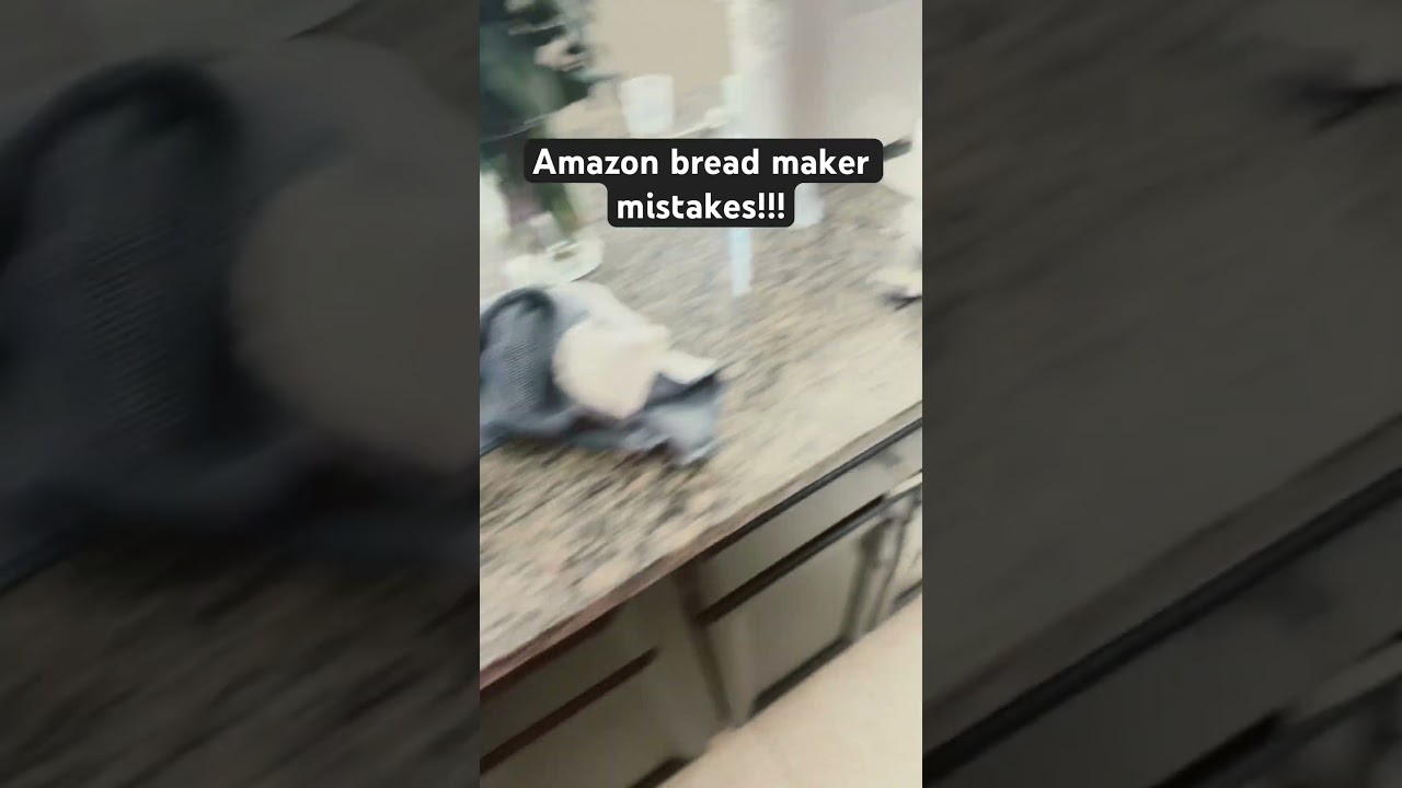 First time using the Amazon basic bread maker!!🤣 #foodies #bread #breadmaker #amazon #breadbakers