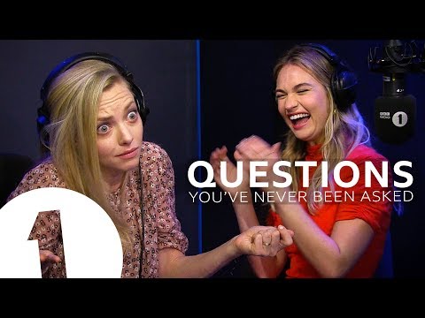 Mamma Mia's Amanda Seyfried & Lily James answer questions they've never been asked