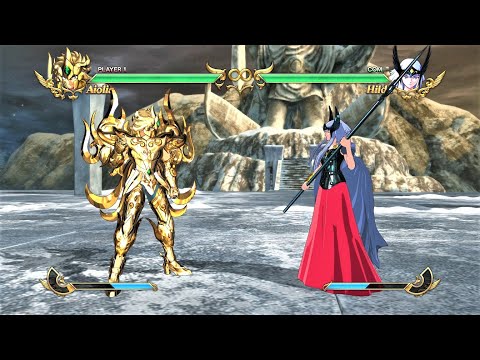 Leo Aiolia God Cloth vs Polaris Hilda (Hardest AI) - Saint Seiya: Soldiers' Soul