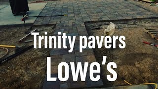 Lowe's Trinity Pavers For Patio Beginners DIY 2019