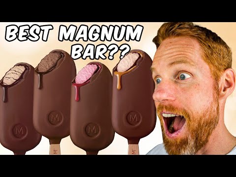 What's the Best Magnum Ice Cream Bar?? - Taste Test