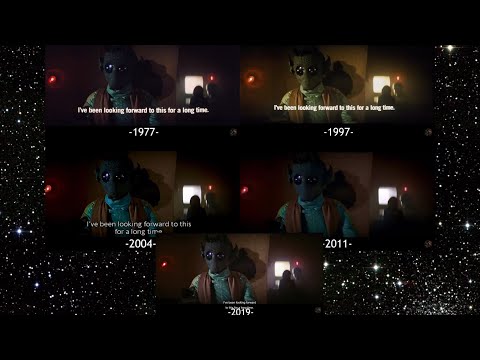 All Five Versions of the Han and Greedo Scene