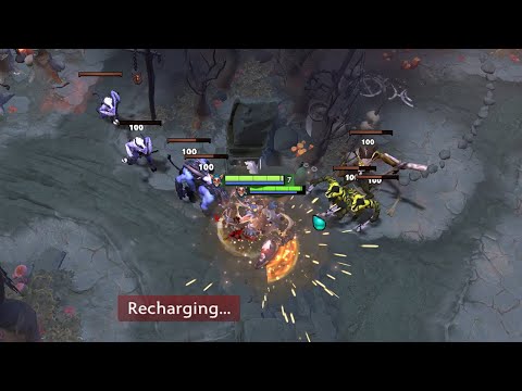 how to farm efficiently using meepo at dire side, 2 CAMPS AT ONCE #shorts tips