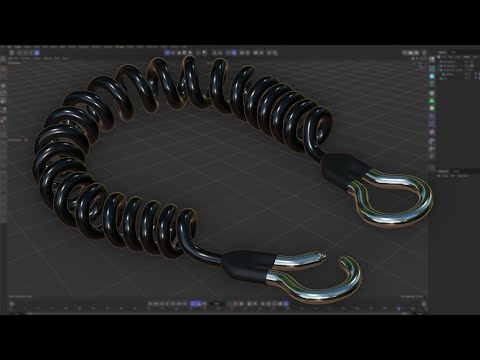 Spline modeling in Cinema 4D