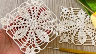 🌟How to Crochet Amazing Square Motif Multipurpose Pattern