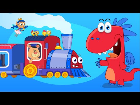 Jedzie pociąg z daleka - Smok Edzio - Piosenka dla Dzieci - N