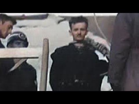 WW2 1st time In Color Public Hanging Execution of Nazi German WW2! WW2 Hanging Executions!
