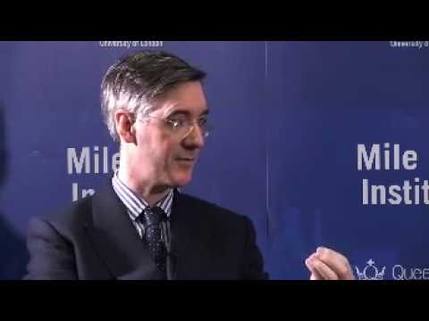 Jacob Rees-Mogg in conversation with Professor Philip Cowley at the Mile End Institute (01/02/2018)