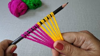 It's so Beautiful. Amazing Hand Embroidery Flower design idea. Super Hand Embroidery Flower design