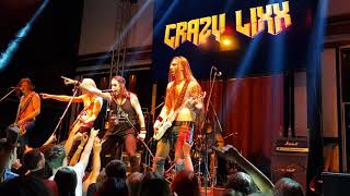 CRAZY LIXX &quot;Rock And A Hard Place / Blame It On Love&quot; live 19.11.2017, Moscow, RU