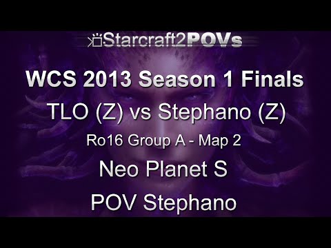 SC2 HotS - WCS 2013 S1 Finals - TLO vs Stephano - Ro16 Group A - Map 2 - Neo Planet S - Stephano
