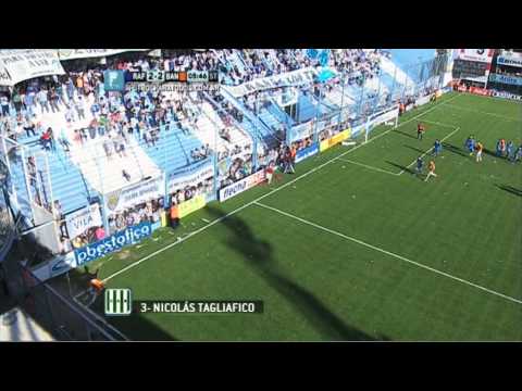 Gol de Tagliafico. Rafaela 2 - Banfield 2. Fecha 11. Torneo Primera División 2014. FPT.