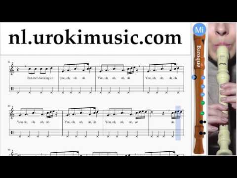 Blokfluitles (B.) Calvin Harris ft. Rihanna - This Is What You Came For Muzieknoten Cursus Deel#2