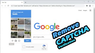 Remove CAPTCHA Verification I