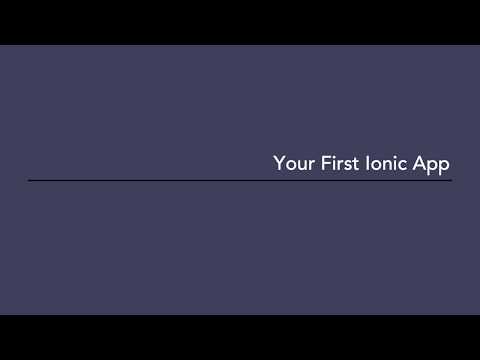 Ionic Framework React Video Course Teaser 2 Ionic App Wizard