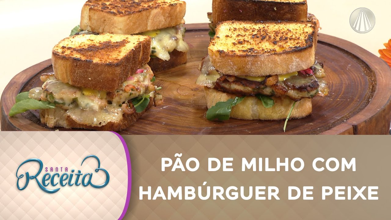 Minicurso de Hambúrgueres: pão de milho com hambúrguer de peixe [aula 4]