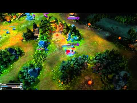 League Of Legends Ahri vs Lee sin and Fizz