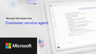 Microsoft 365 Copilot Chat - Customer service agent demo