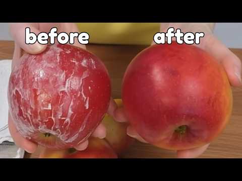 How to Remove Wax from Apples at Home (No Chemicals Needed!)