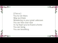 Jaci Velasquez - You're Not There Lyrics