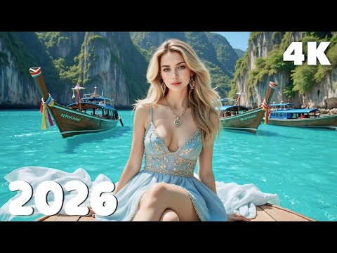 Best Vocal Summer Vibes Mix 2026 🌴 Chill Ocean Tropical Deep House in 4K UHD for TV Relaxation