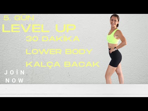 Level Up — 26 Gün | 5. Gün | Kalça ve Bacak