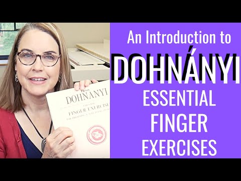 Dohnányi's Essential Finger Exercises: An Introduction | Kate Boyd The Piano Prof
