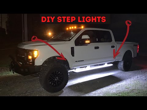 2017-2018-2019-2020 F150 -  F250 DIY STEP LIGHTS