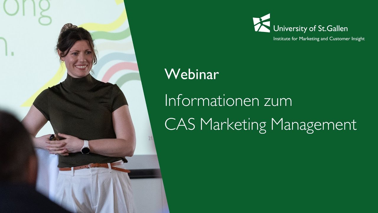 CAS Marketing Management – Alles über die praxisorientierte Marketing-Weiterbildung an der HSG